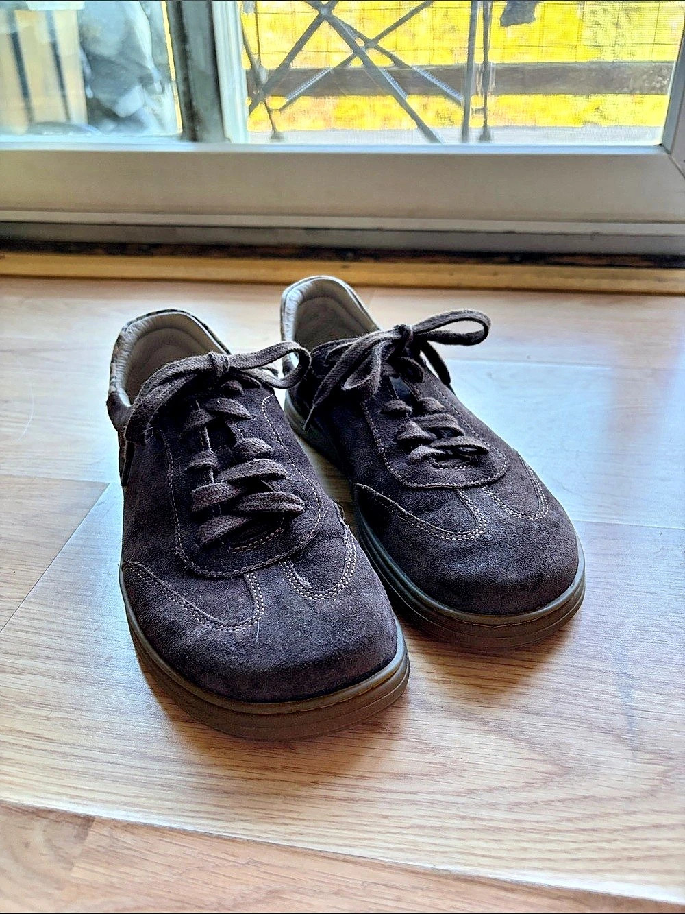 Women's Leopard Sneakers Brown Size 40